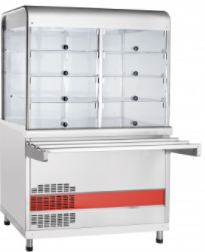 Прилавок-витрина холодильный ПВВ(Н)-70КМ-С-НШ кашир Abat