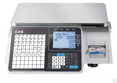 Торговые весы с печатью этикеток Cas CL-3000J-15B